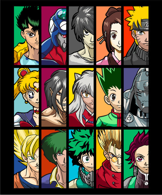 Anime Icon Collage