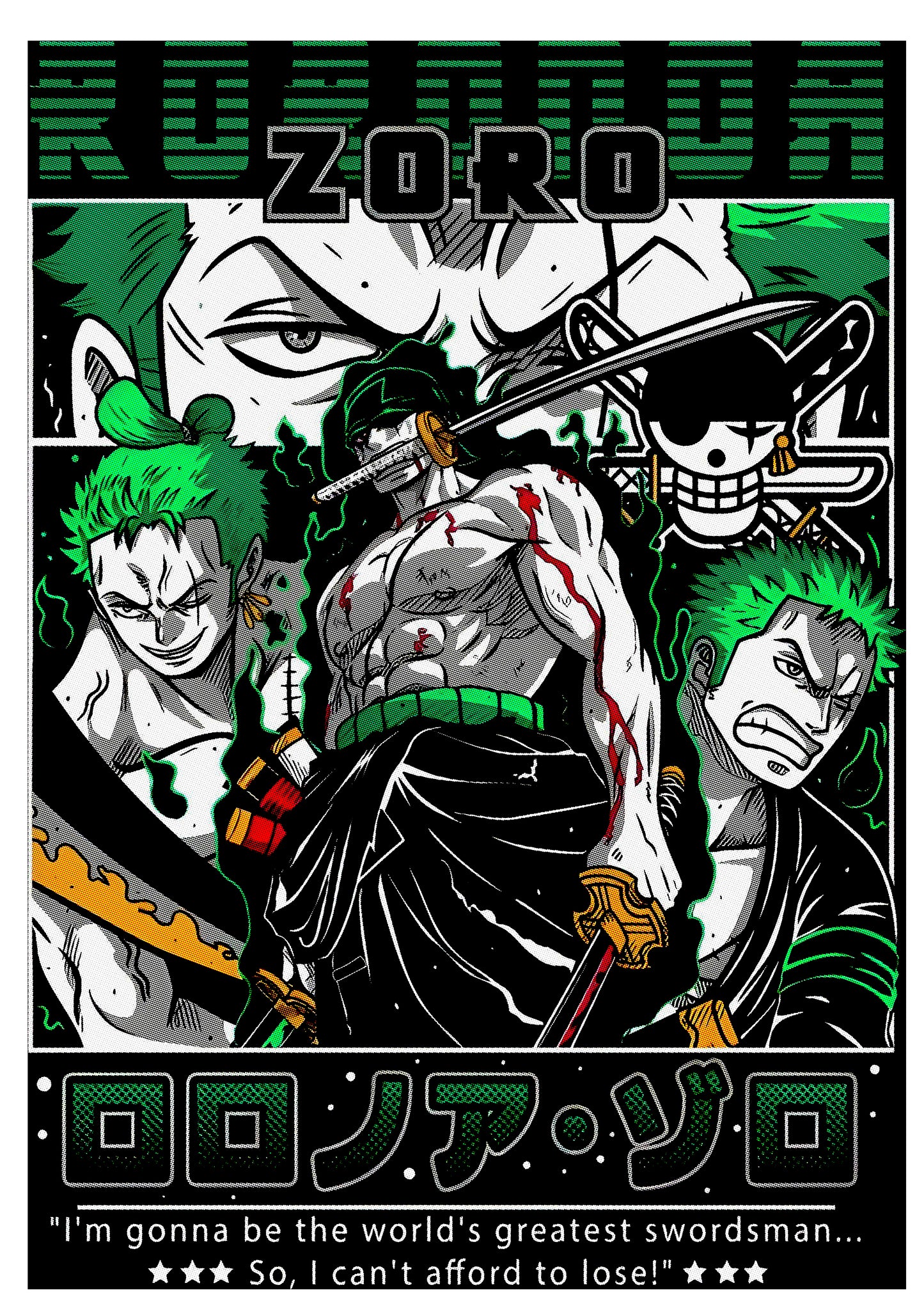 Zoro one piece custom