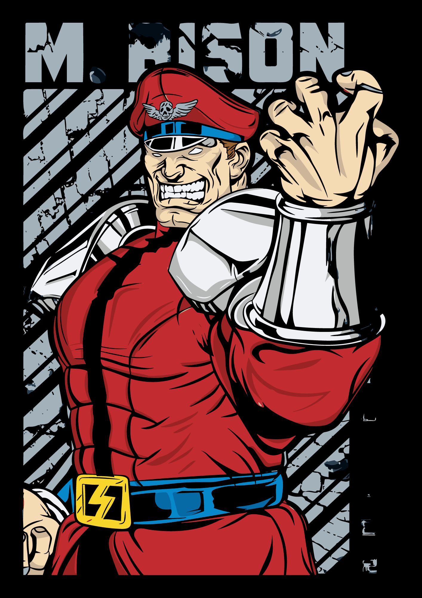M. Bison - Street Fighter T-shirt