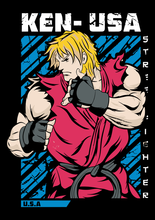 Ken Masters - Street Fighter T-shirt