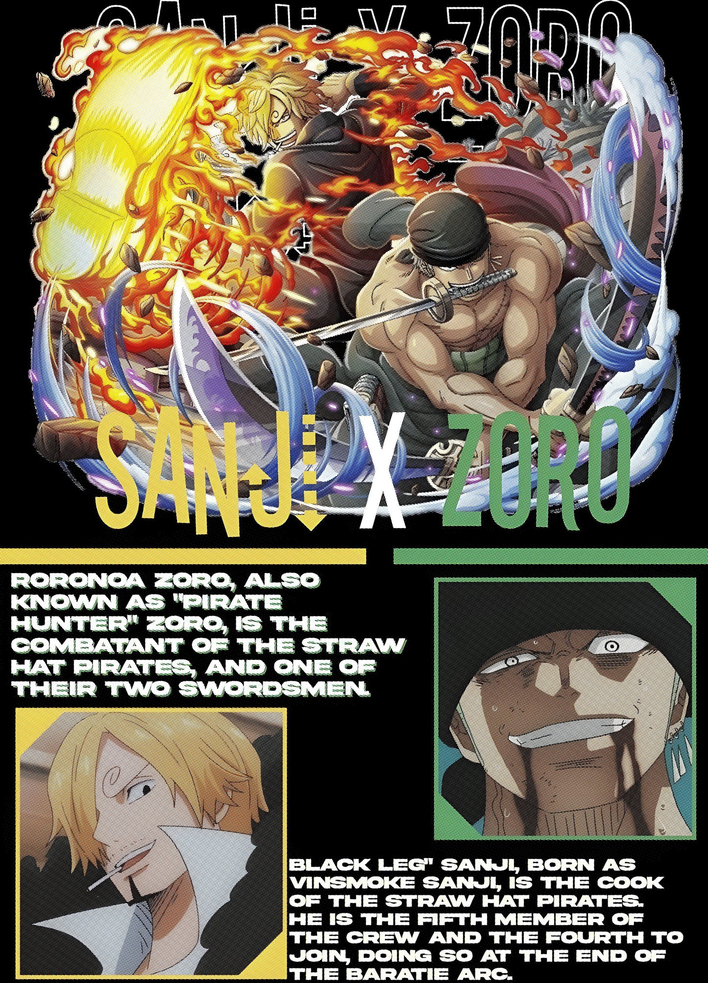 Sanji Vs Zoro Onepiece custom